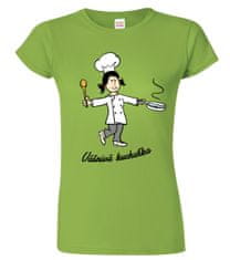 Hobbytriko Tričko pro kuchařku - Vášnivá kuchařka Barva: Apple Green (92), Velikost: XL
