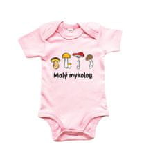 Hobbytriko Body dětské - Malý mykolog Barva: Světle růžová (Powder Pink), velikost: 12-18 m