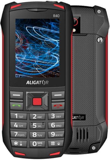 Aligator R40 eXtremo, black/red