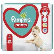 Pampers Plenkové Kalhotky Pants Velikost 4, 30 ks, 9kg-15kg