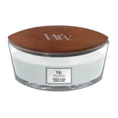 Woodwick Vonná svíčka loď Lavender & Cedar 453,6 g