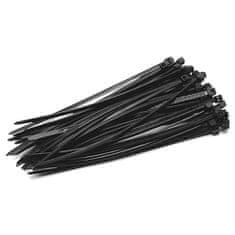 Strend Pro Páska Strend Pro CT66BL, 200x3,6 mm, 50 ks, černá, nylon, vázání