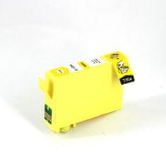 Miroluk Inkoustová náplň pro Epson WorkForce WF 3530 DTWF kompatibilní (žlutá - yellow)