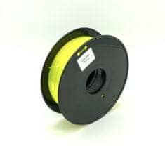 Miroluk Tisková struna TPU Flexible pro 3D tiskárny, 1,75mm, 0,8kg, žlutá (průhledná)