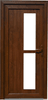 Plastové vchodové dveře v barvě ořech, pravé