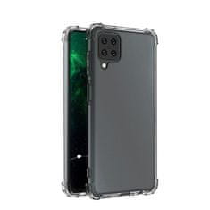 MG Anti Shock Military silikonový kryt na Samsung Galaxy A12, průsvitný