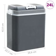 Greatstore Přenosný termoelektrický chladicí box 24 l 12 V 230 V A+++