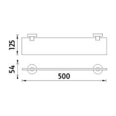 NIMCO Unix UN 13091B-50-26 Police, 50 cm - Nimco