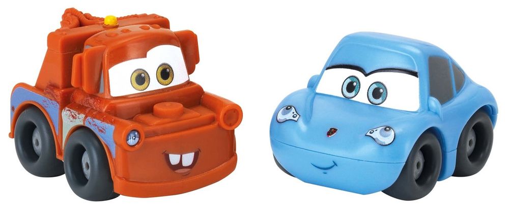 Smoby Vroom Planet Dvě autíčka Cars 2 v dárkovém balení - Burák a Sally