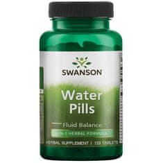 Swanson Water pills (optimalizace vody v těle), 120 tablet