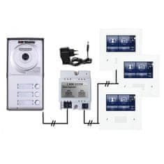 ACS Zoneway Set videozvonku ZONEWAY ZW-432M + ZW-702-3