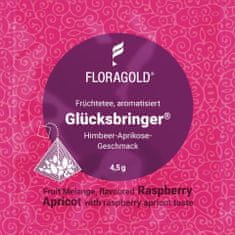 Floragold Ovocný čaj Glückbringer (malina-meruňka) 3x15 ks