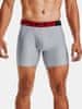 Under Armour Boxerky UA Tech 6in 2 Pack-GRY L