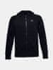 Mikina UA RIVAL FLEECE FZ HOODIE-BLK M