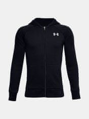 Under Armour Mikina UA RIVAL COTTON FZ HOODIE-BLK XS