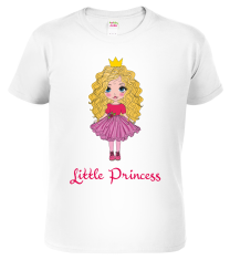 Hobbytriko Tričko pro holčičku - Malá princezna Barva: Malinová (63), Velikost: 10 let / 146 cm