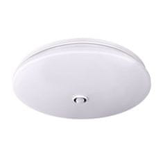 Solight LED stropní světlo PLAIN s PIR sensorem, 18W, 1260lm, 3000K, kulaté, 33cm, WO776