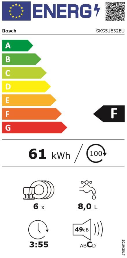 Bosch myčka nádobí SKS51E32EU