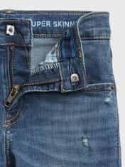 Gap Dětské džíny super skinny destructed with max stretch 5