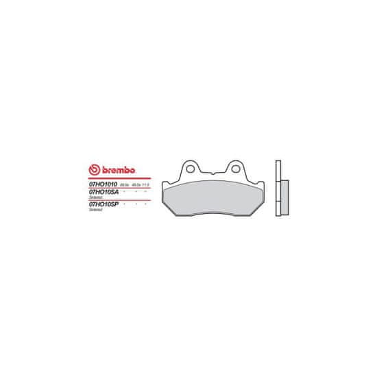 Brembo Přední brzdové destičky Brembo Honda 1000 VF R 1986 - 1988 směs 10