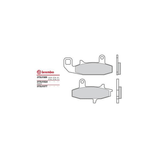 Brembo Přední brzdové destičky Brembo Suzuki 650 DR RSE 1990 - 1995 směs TT