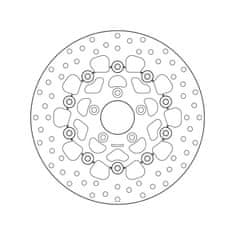 Brembo Přední brzdový kotouč Brembo HARLEY DAVIDSON 1584 FXSTSS CVO SOFTAIL SPRINGER 2009 - 2009