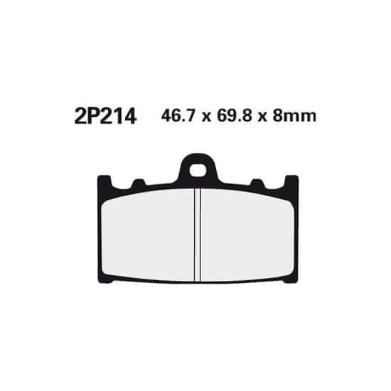 Nissin Přední brzdové destičky Nissin Suzuki GSR 600 2006 - směs NS