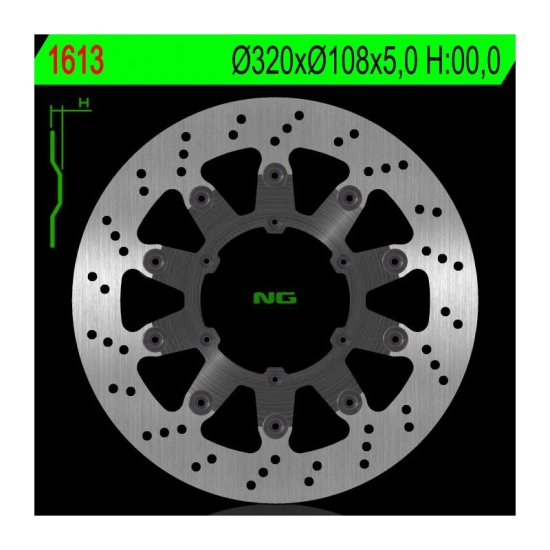 NG Přední brzdový kotouč NG Gas Gas 125 SM 2001 - 2007