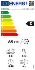 Whirlpool myčka nádobí WFO 3T233 P 6.5 X - zánovní