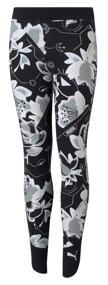 Puma dívčí legíny Alpha AOP Leggings 110 černá