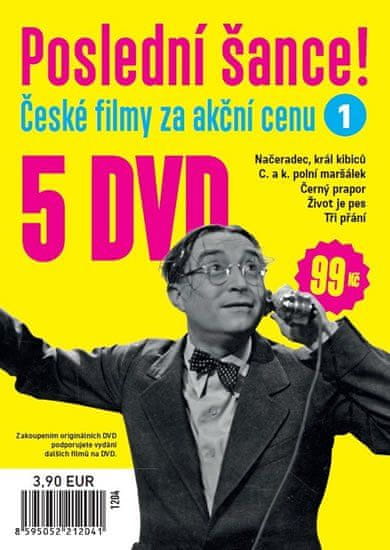 Poslední šance 1 /papírové pošetky/ (5DVD)