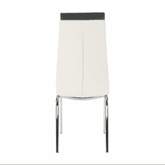 ATAN Jídelní židle GERDA NEW - tmavě šedá / bílá