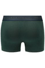 Replay Boxerky Boxer Style 6 Cuff Logo&Contrast Piping 2Pcs Box - Dark Blue/Dark Green S