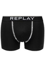 Replay Boxerky Boxer Style 8 Cuff Logo&Camouflage 2Pcs Box - Black/Camoufl Grey M