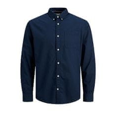 Jack&Jones Pánská košile JJEOXFORD Slim Fit 12182486 Navy blazer (Velikost S)