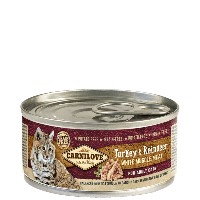 Carnilove WMM Turkey & Reindeer for Adult Cats 12 x 100 g