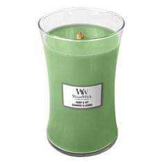 Woodwick velká svíčka Hemp & Ivy 609.5 g