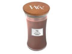 Woodwick velká svíčka Stone Washed Suede 609.5 g