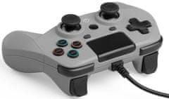 Snakebyte GAME:PAD 4 S kabelový gamepad pro PS4 šedý