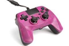 Snakebyte GAME:PAD 4 S kabelový gamepad pro PS4 bubblegum camo