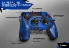 Snakebyte GAME:PAD 4 S WIRELESS bezdrátový ovladač PS4 camo blue