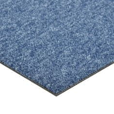 Petromila Kobercové podlahové dlaždice 20 ks 5 m² 50 x 50 cm modré