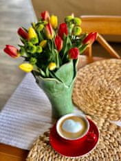 váza ve tvaru tulipánu 28 cm