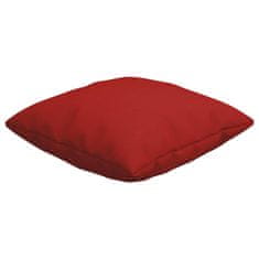 Greatstore Dekorační polštáře 4 ks červené 50 x 50 cm textil