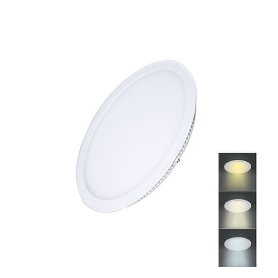 Solight Solight LED mini panel CCT, podhledový, 6W, 450lm, 3000K, 4000K, 6000K, kulatý WD146