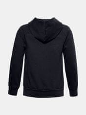 Under Armour Mikina RIVAL FLEECE HOODIE-BLK M