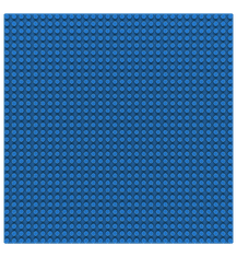 Sluban Bricks Base M38-B0833E Základní deska 25.6 x 25.6 cm modrá M38-B0833E