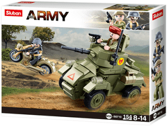 Sluban Army M38-B0710 Malý obrbněný vůz M38-B0710