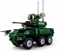 Sluban Army Model Bricks M38-B0753 Obrněné kolové bojové vozidlo 6x6 M38-B0753