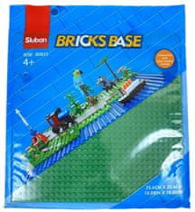 Sluban Bricks Base M38-B0833C Základní deska 25.6 x 25.6 cm zelená M38-B0833C